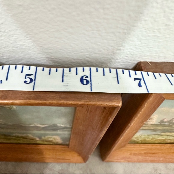 Set 3 Vintage Framed Landscape Prints Hand Painted Pictures Wall Decor MCM - Picture 15 of 16